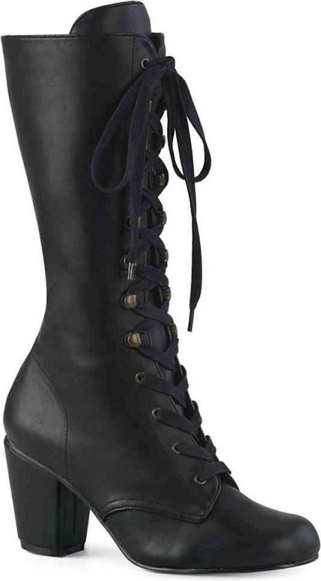 Demonia Laarzen -38 Shoes- VIVIKA-205 Zwart