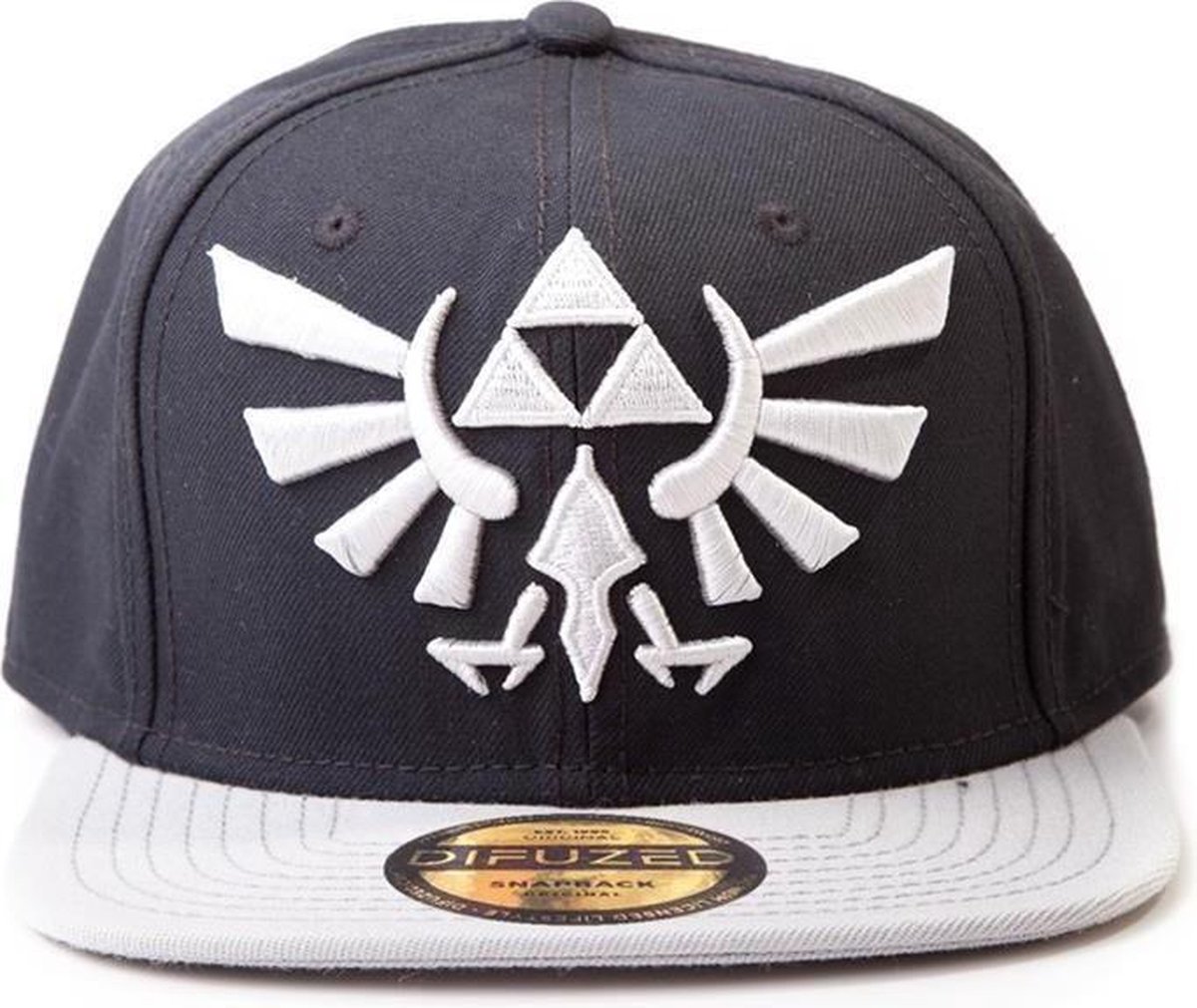 Nintendo Snapback Pet Triforce Logo Grijs