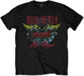 Aerosmith - Deuces Are Wild, Vegas Heren T-shirt - S - Zwart