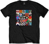 The Who Heren Tshirt -S- 5x5 Blocks Zwart