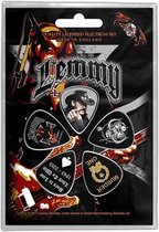 Lemmy Kilmister Plectrum Stone Death Forever Set van 5 Multicolours