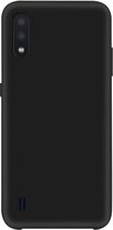 Samsung Galaxy A01 TPU siliconen hoesje zachte flexibele rubberen - zwart
