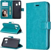 Samsung Galaxy A50 / A50S / A30 hoesje book case turquoise