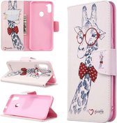 Samsung Galaxy A11  Bookcase hoesje - Giraffe