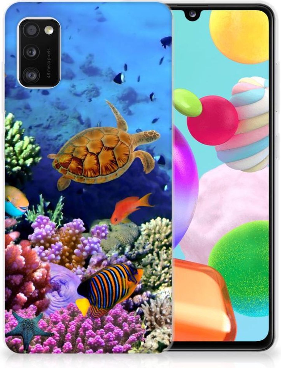 Samsung Galaxy A41 TPU Hoesje Vissen