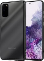 Zwarte metallic bumper case Samsung Galaxy S20