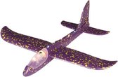 Moses Zweefvliegtuig Met Verlichting Junior 47 Cm Foam Paars