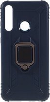 Huawei Y6p Kickstand Back Cover Blauw