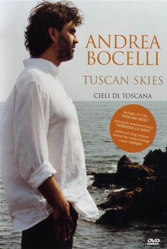 Cover van de film 'Andrea Bocelli - Tuscan Skies'