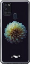 Samsung Galaxy A21s Hoesje Transparant TPU Case - Just a Perfect Flower #ffffff