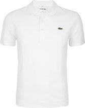 Lacoste Black Light Jersey Polo Shirt Heren Sportpolo casual - Maat XL  - Heren - wit