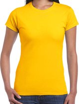 Lifeguard / strandwacht verkleed t-shirt / shirt Lifeguard Honolulu Hawaii geel voor dames - Bedrukking aan de achterkant / Reddingsbrigade shirt / Verkleedkleding / carnaval / outfit M