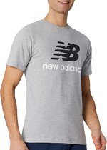 New Balance T-shirt - Mannen - grijs,navy,wit