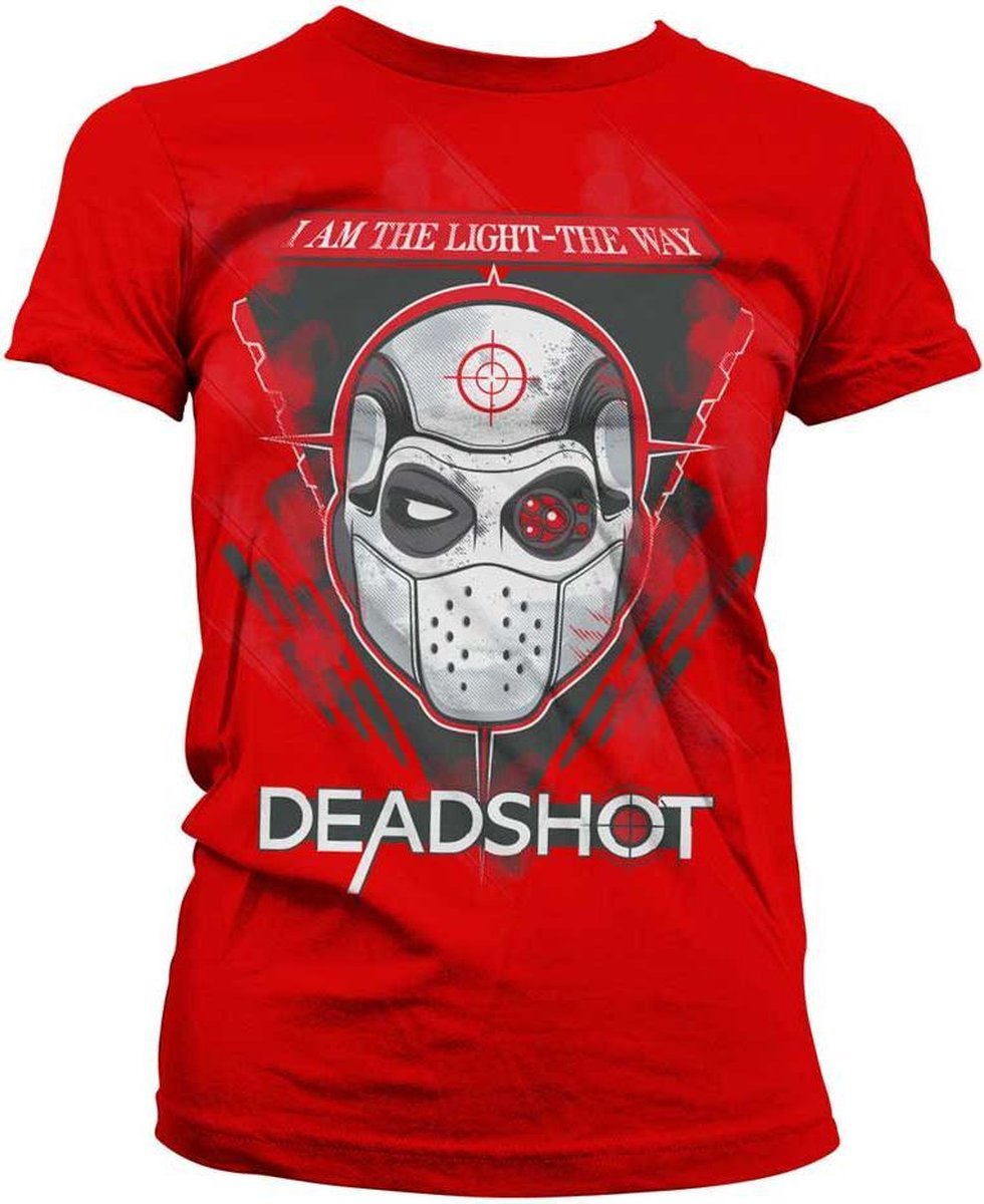 DC Comics Suicide Squad Dames Tshirt -XL- Deadshot Rood