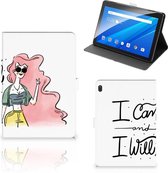 Tablethoes Lenovo Tab E10 Hoes met Magneetsluiting Personaliseren i Can