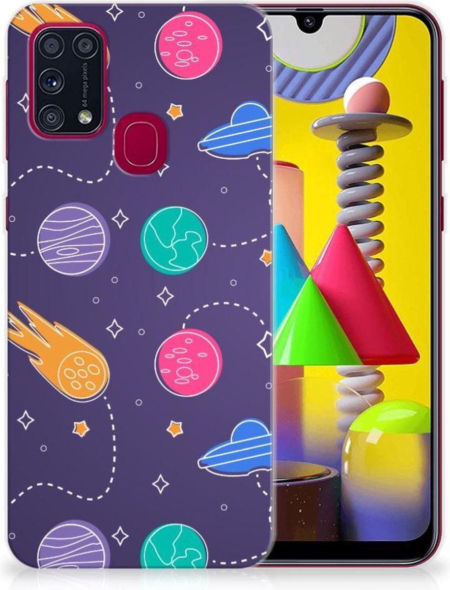 Samsung Galaxy M31 Silicone Back Cover Space