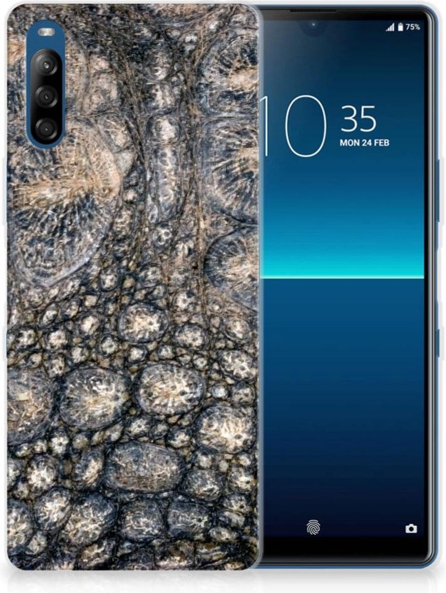 Sony Xperia L4 TPU Hoesje Krokodillenprint