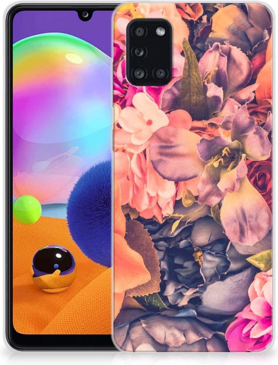 Samsung Galaxy A31 TPU Case Bosje Bloemen