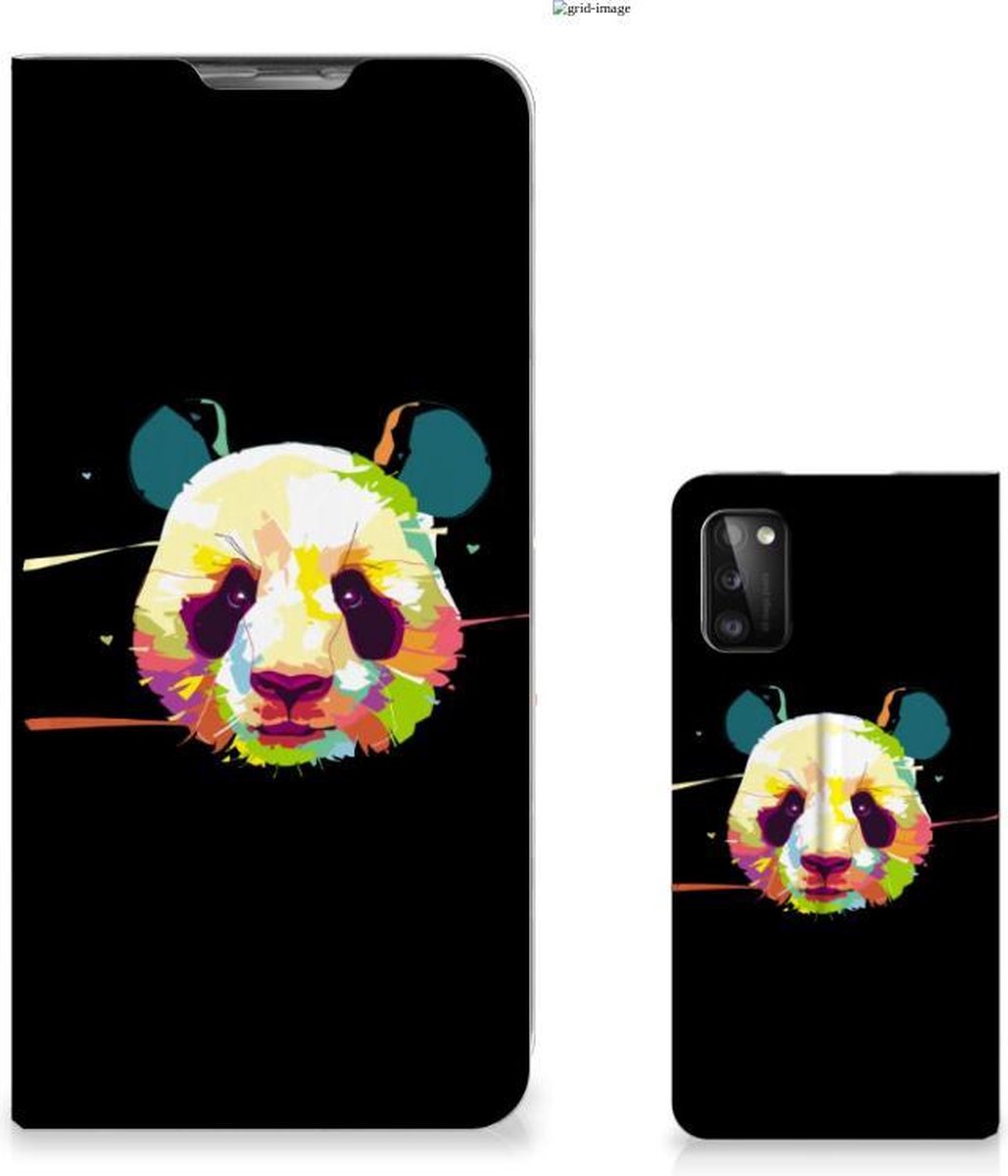 Standcase Hoesje voor Samsung Galaxy A41 Magnet Case Panda Color