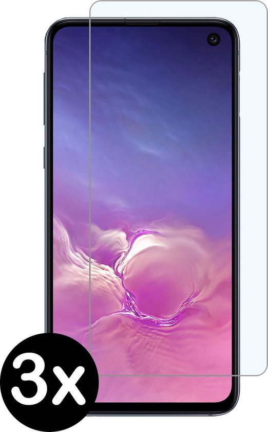 Screenprotector Geschikt voor Samsung S10e Screenprotector Glas Gehard Tempered Glass - Screenprotector Geschikt voor Samsung Galaxy S10e Screen Protector Screen Cover - 3 PACK