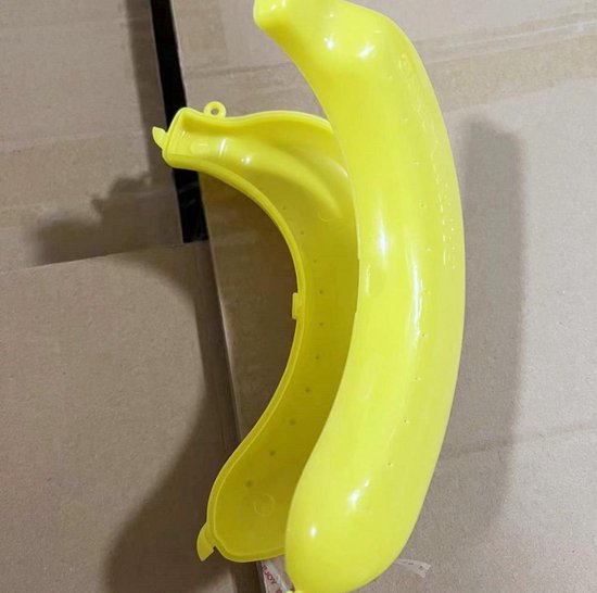 Bananen trommel| 4 stuks Bananen bewaardoos|Lunchbox|Fruitbox|Voor het ...