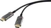 SpeaKa Professional SP-8821988 HDMI-kabel HDMI Aansluitkabel HDMI-A-stekker, HDMI-A-stekker 15.00 m Zwart Ultra HD (8K)