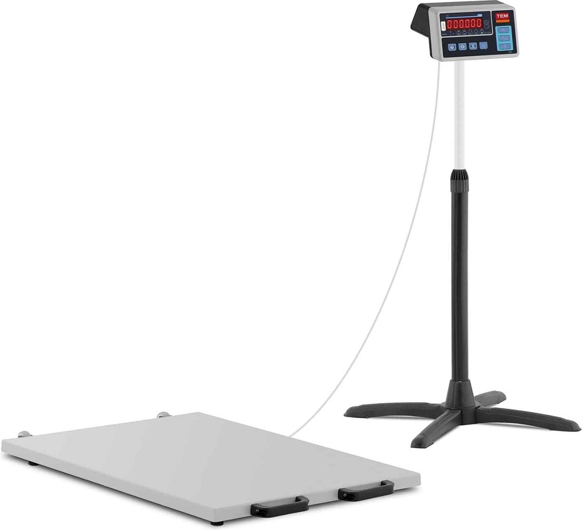 TEM Vloerweegschaal Gekalibreerd 150 Kg 50 G Diervriendelijk tem-vloerweegschaal-gekalibreerd-150-kg-50-g-diervriendelijk