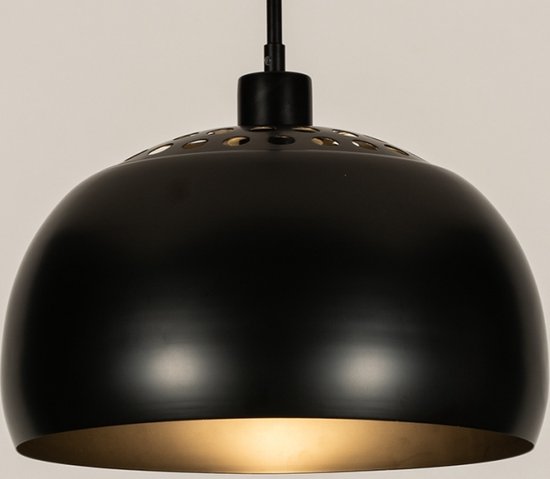 Lumidora Hanglamp 31205 - E27 - Zwart - Metaal