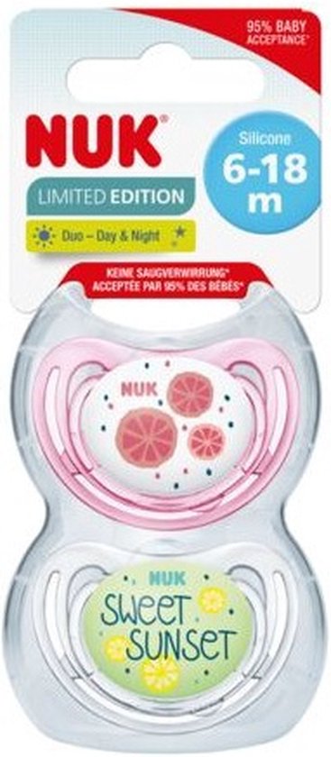 NUK Freestyle Snow Edition Chupeta Silicone 0-6m 2 un. A | KuantoKusta