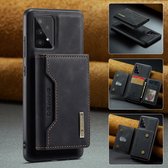 CaseMe - Telefoonhoesje geschikt voor Samsung Galaxy A53 - Back Cover - Met Magnetische Pasjeshouder - Zwart