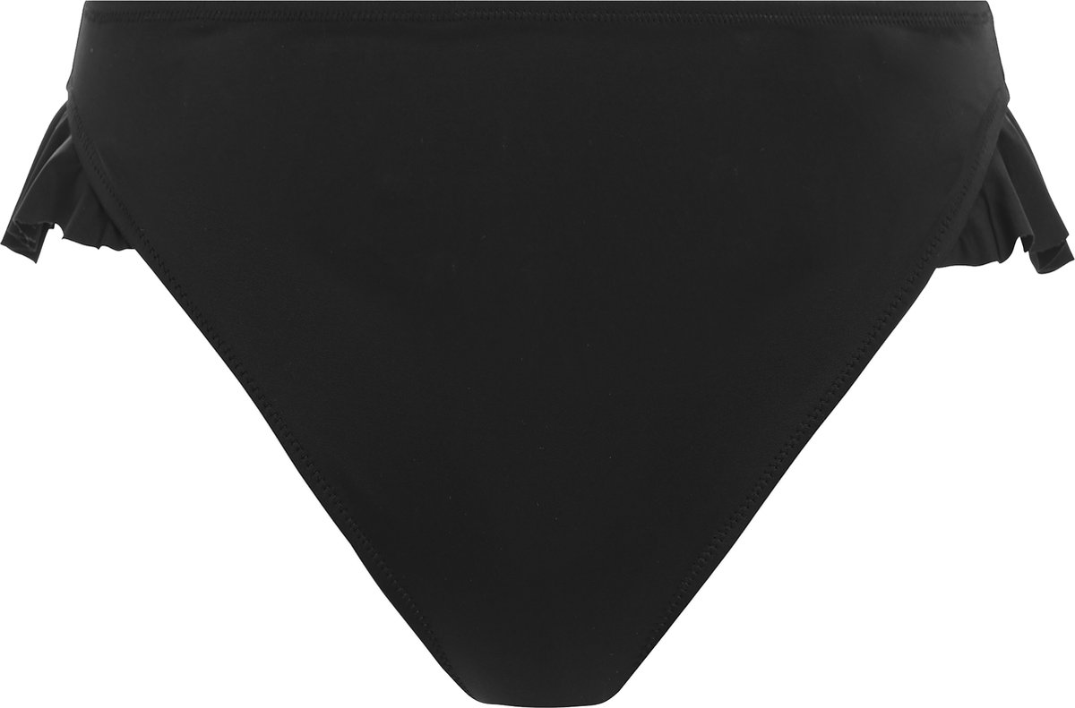 Elomi Plain Sailing High Leg Brief Dames Bikinibroekje zwart