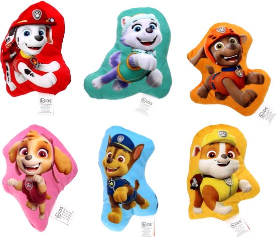 Elasticiteit Bekritiseren kolonie Paw Patrol Kussen incl 6 Mini-kussentjes | bol.com