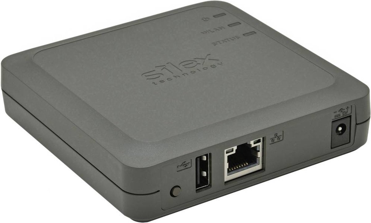 Silex Technology DS-520AN WiFi-USB-server LAN (10/100/1000 MBit/s), USB 2.0, WiFi 802.11 b/g/n/a