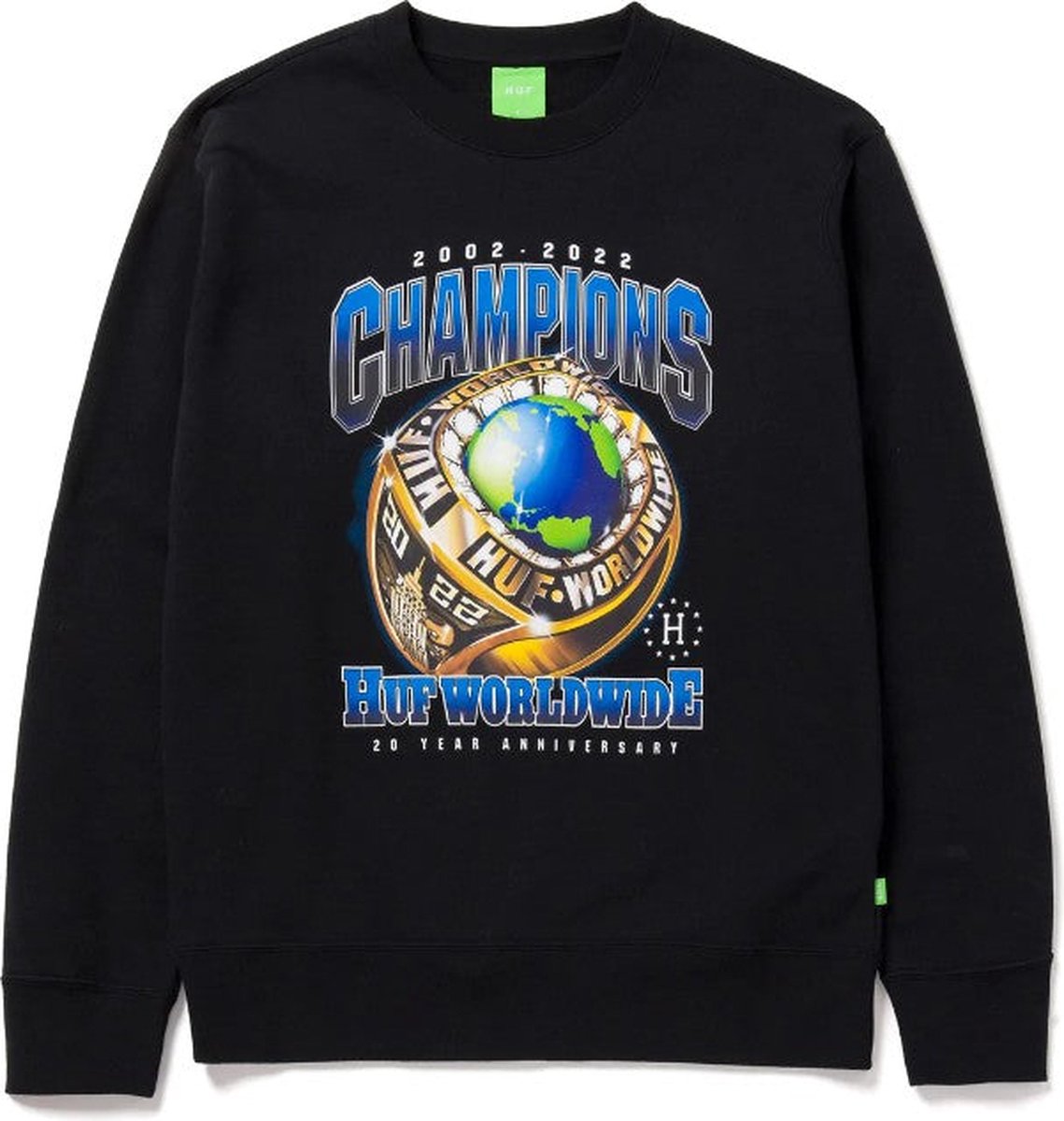 Huf Champions Crewneck Sweater - Black
