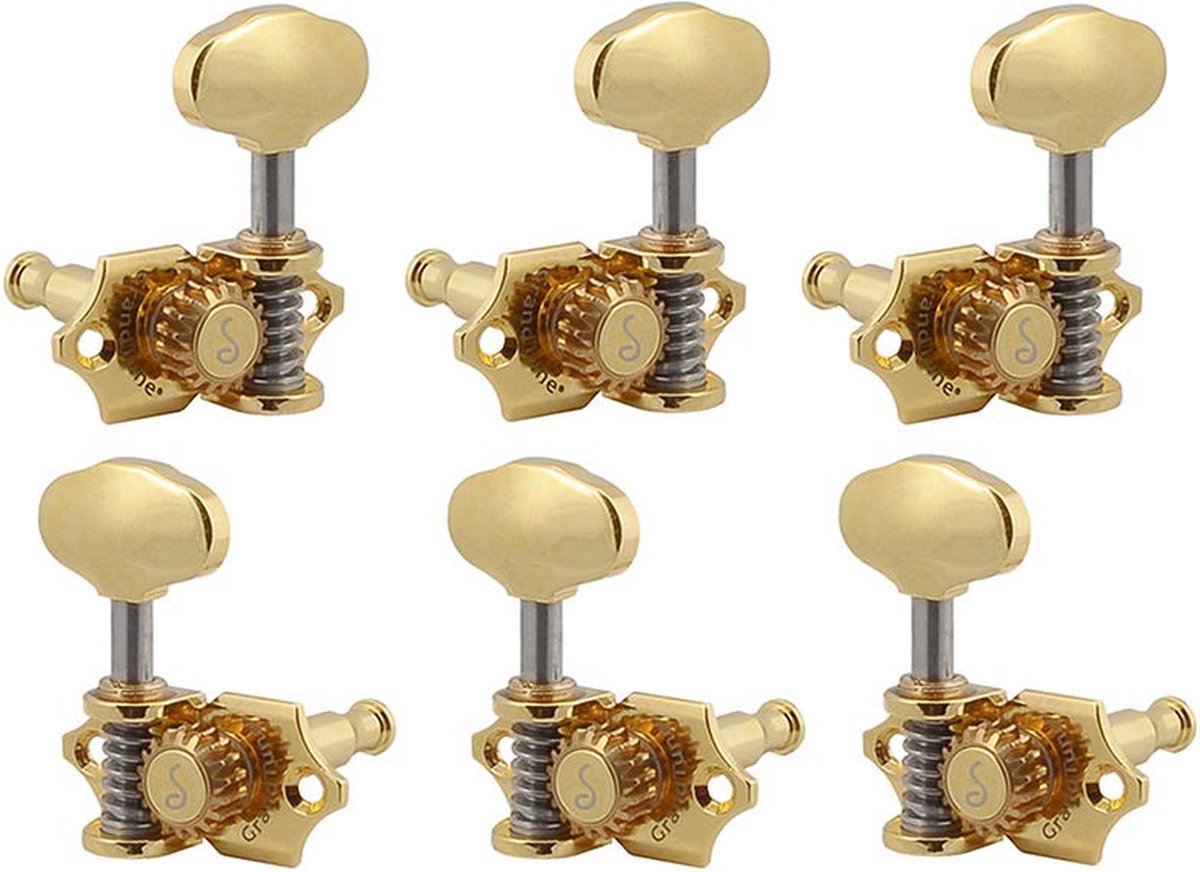 Gitaar stemmechanieken Schaller 5105234130 GrandTune Single goud