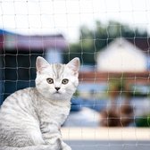 Kattennet 8x3m - Kattengaas voor Balkon - Kattennet Transparant voor Raam - Katten Omheiningssysteem