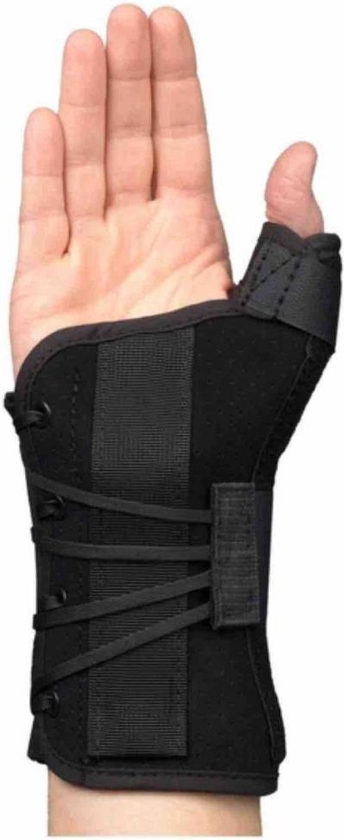 Basko Ryno Lacer Duimbrace / Polsspalk - M - Links - Zwart - Kort
