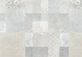 Fotobehangkoning - Behang - Vliesbehang - Fotobehang Tegels - Geometrie - Tiles - 350 x 245 cm