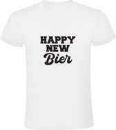 Happy new bier Heren T-Shirt | Happy new year | Oud en Nieuw | Beste wensen | 2023 | beer | Gelukkig Nieuwjaar | Shirt