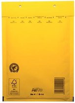 Enveloppes à bulles jaunes D 180 x 265 mm A5+ Couleur Jaune - Carton de 100 enveloppes
