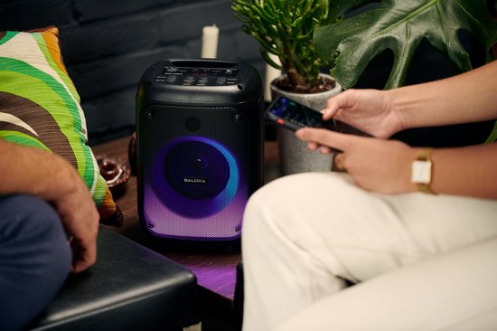Salora PartySpeaker S1 - Box - Speaker - Party box - Zwart van Salora — afbeelding 5