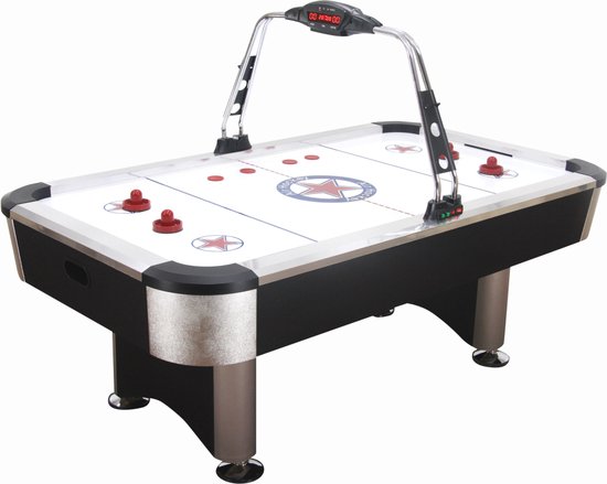 Afbeelding van het spel Garlando Airhockeytafel Stratos - 213,5 x 122 x 81 cm - Airhockey tafel voor thuis