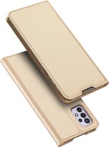 Dux Ducis - Telefoonhoesje geschikt voor Samsung Galaxy A33 5G - Skin Pro Book Case - Goud