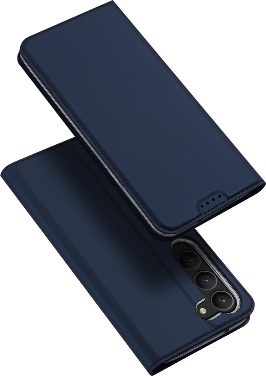 Telefoon hoesje geschikt voor Samsung Galaxy S23 Plus 5G - Dux Ducis Skin Pro Book case - Blauw