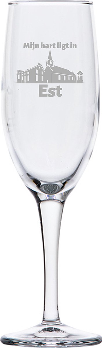 Gegraveerde Champagneglas 16,5cl Est