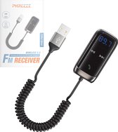 Bluetooth Receiver met USB aansluiting - Auto - FM Transmitter Carkit Bluetooth - Bluetooth Ontvanger - Bluetooth USB - FM Transmitter
