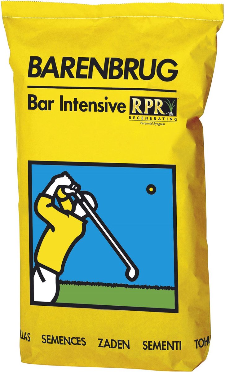 Barenbrug graszaad Bar Intensive RPR - ijzersterke golfbanen - 15kg tot 500m²