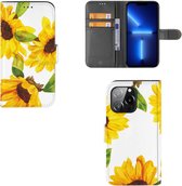 Hoesje geschikt voor iPhone 13 Pro Zonnebloemen