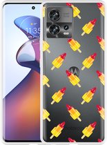 Cazy Hoesje geschikt voor Motorola Edge 30 Fusion - Raketjes