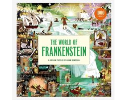 Omslag van The World of Frankenstein: A Jigsaw Puzzle by Adam Simpson